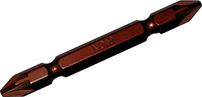 [159-P1292] #2 Pozidriv 1/4 Inch Hex Double End Power Bit