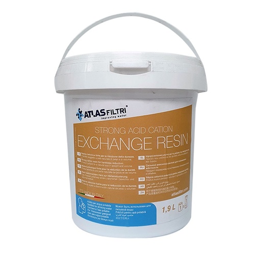 [160-ATF-REFILLSTRACIDCATIONEXCHRES] Atlas Filtri Refillable Resin - Strong  Acid Cation - 10"BIG