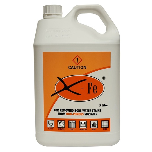 [160-CLE-XFE5L] X-FE - 5 Litre - Bore Stain Cleaning Solution