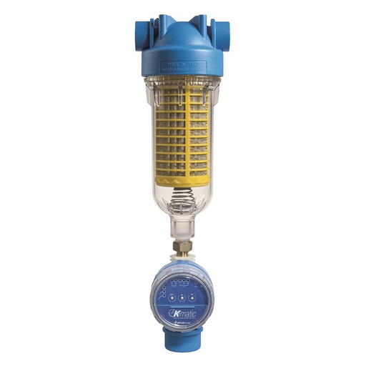 [160-ATF-HYDRAM1CKMATIC] Atlas Filtri Hydra 10" STD Clear Self Cleaning Filter with KMATIC Automatic Backwash Valve