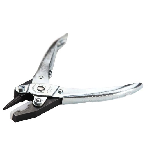 [160-MA4773-140] Maun 4773-140 Round And Flat Nylon Jaws Parallel Plier 140 mm