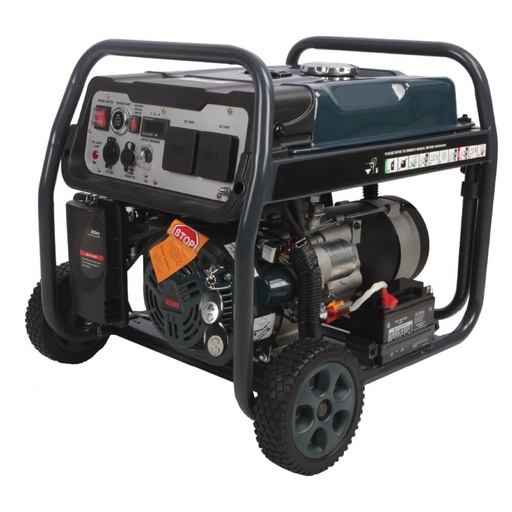 [160-WC-P3750] WC-P3750 Welling & Crossley 3.75 kVA (3 200W) Open Frame AVR Petrol Generator with E-Start