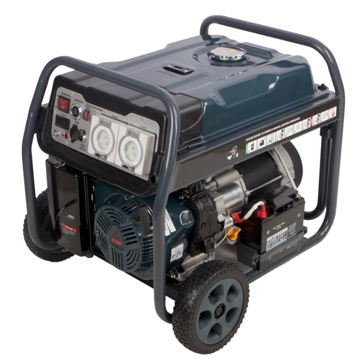 [160-WC-P8750] WC-P8750 Welling & Crossley 8.75 kVA (7 000W) Open Frame AVR Petrol Generator with E-Start