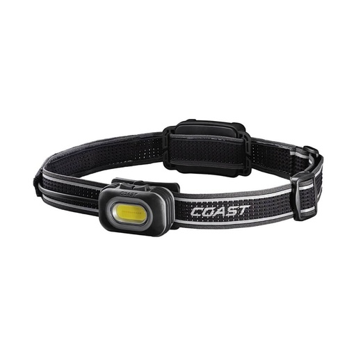 [160-COARL10R] COAST RL10R Rechargeable 750 Lumen Dual Colour Headlamp with Red Rear Lighting