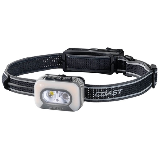[160-COARL35R] COAST RL35R Rechargeable 1100 Lumen Tri Colour Voice Control Headlamp with Red Rear Lighting